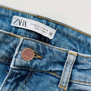ZARA Raw Hem Jeans